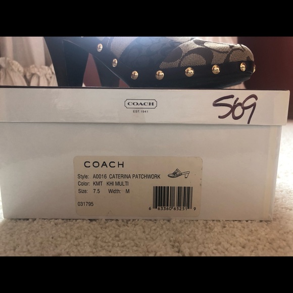 Coach Catarina Patchwork clog/mule size 7.5 - Picture 3 of 7